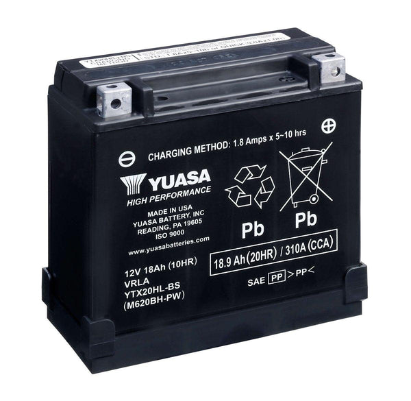 YUASA MF YTX20HL-BS AGM 12V 18Ah 310A/EN Motorradbatterie