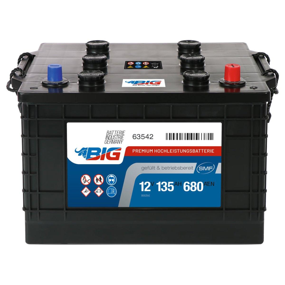 BIG Premium 63542 12V 135Ah 680A/EN Nutzfahrzeugbatterie