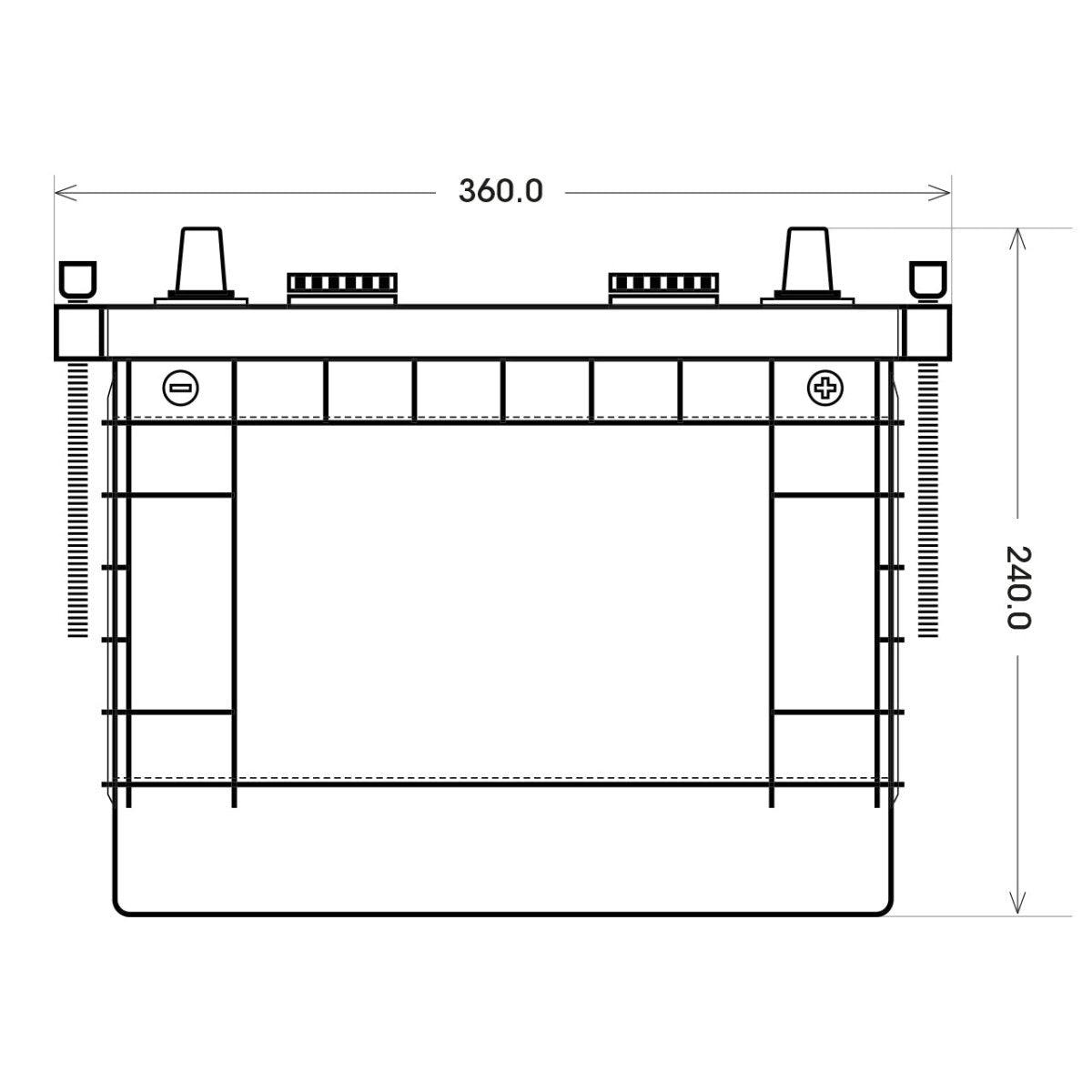 BIG Premium 63542 12V 135Ah 680A/EN Nutzfahrzeugbatterie