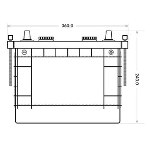 BIG Premium 63542 12V 135Ah 680A/EN Nutzfahrzeugbatterie