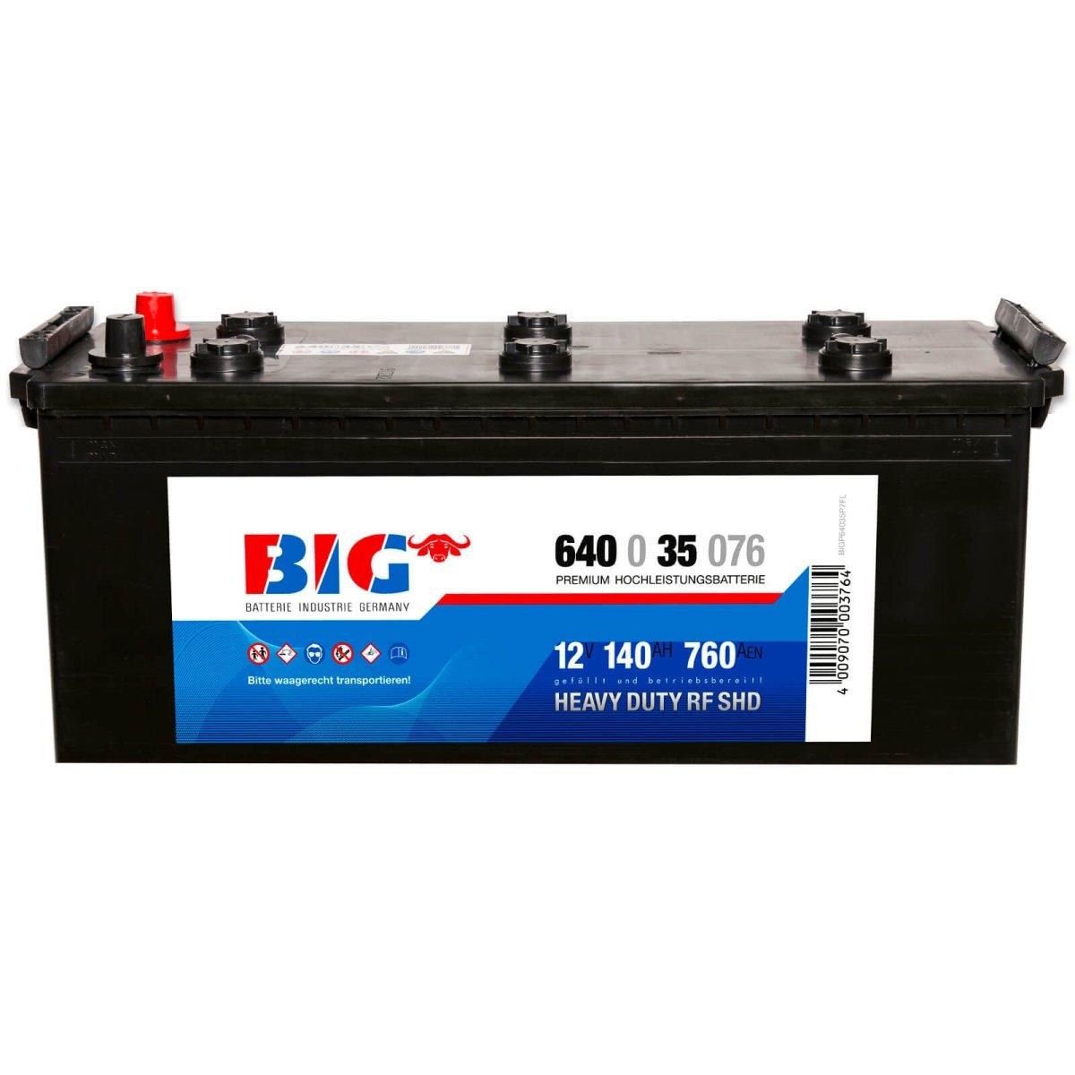 BIG Premium 64035 12V 140Ah 760A/EN Nutzfahrzeugbatterie