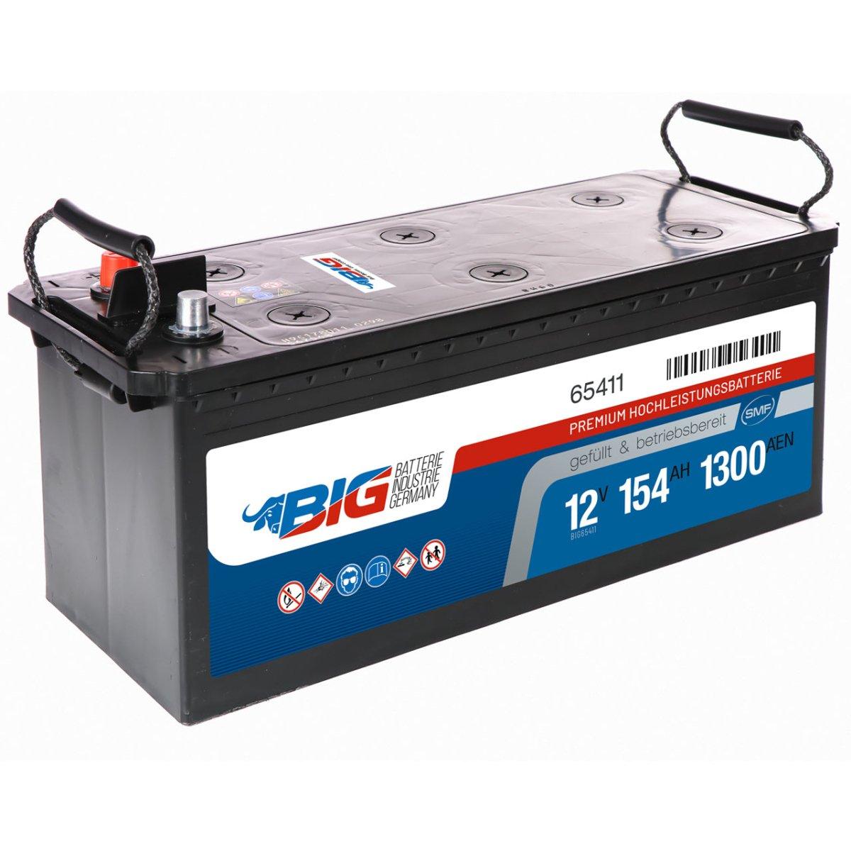 BIG Premium 65411 12V 154Ah 1300A/EN Nutzfahrzeugbatterie