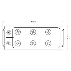 BIG Premium 67411 12V 174Ah 1500A/EN Nutzfahrzeugbatterie