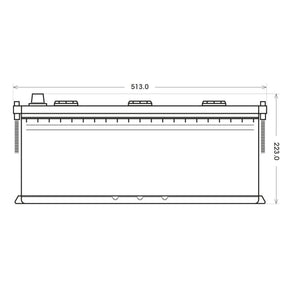 BIG Premium 68017 12V 180Ah 1200A/EN Nutzfahrzeugbatterie