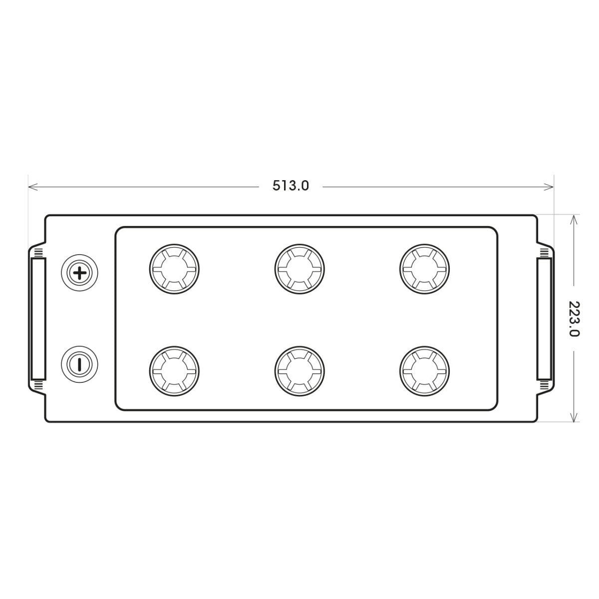 BIG Premium 68017 12V 180Ah 1200A/EN Nutzfahrzeugbatterie