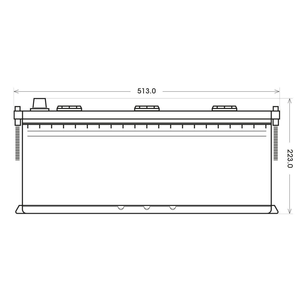 BIG Premium 68019 12V 180Ah 1000A/EN Nutzfahrzeugbatterie