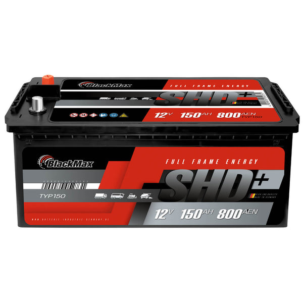 BlackMax SHD 150 12V 150Ah 800A/EN Nutzfahrzeugbatterie