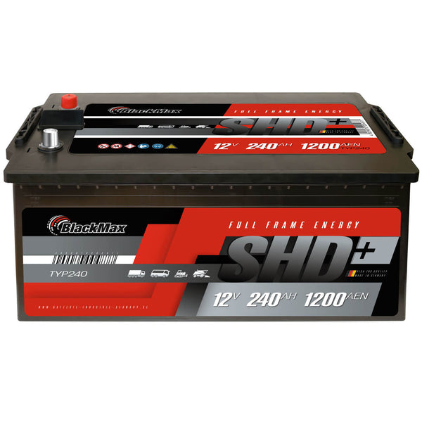 BlackMax SHD 240 12V 240Ah 1200A/EN Nutzfahrzeugbatterie