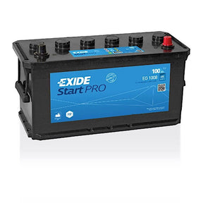 Nutzfahrzeugbatterie Exide Start PRO EG1008 12V 100Ah Seite links