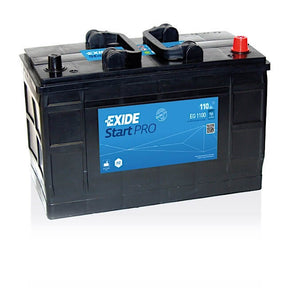 Nutzfahrzeugbatterie Exide Start PRO EG1100 12V 110Ah Seite links