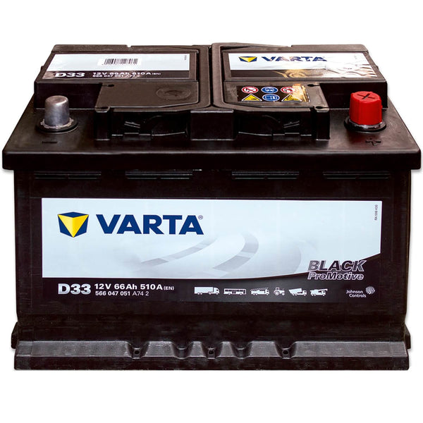 Varta D33 Promotive Black 12V 66Ah 510A/EN Nutzfahrzeugbatterie