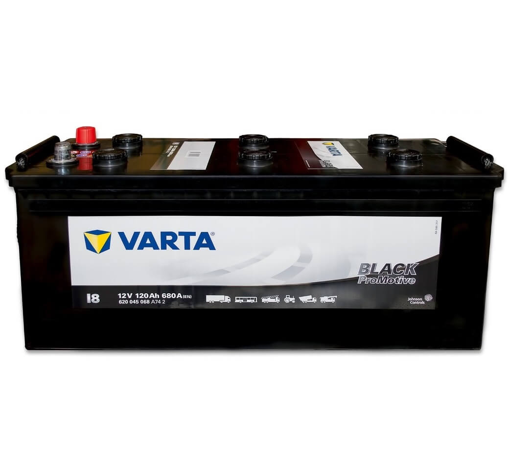 Nutzfahrzeugbatterie Varta Black Promotive I8 12V 120Ah 620045068A742 Front