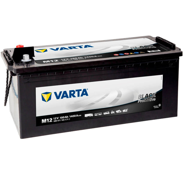 Varta M12 Promotive Black 12V 180Ah 1400A/EN Nutzfahrzeugbatterie