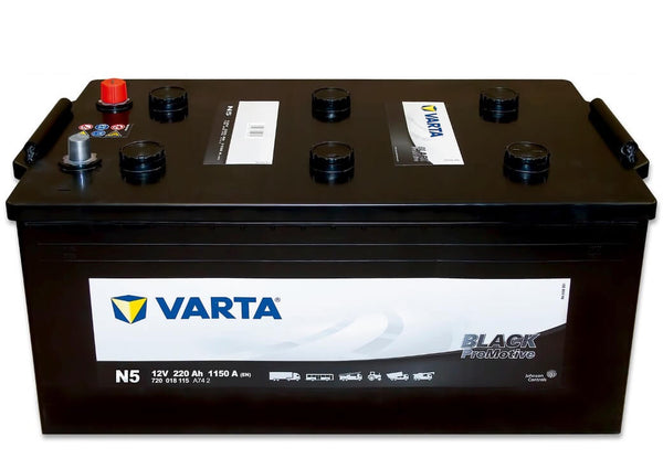 Varta N5 Promotive Black 12V 220Ah 1150A/EN Nutzfahrzeugbatterie