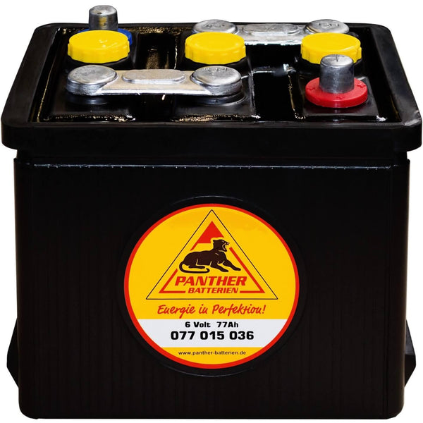 Panther Oldtimer 07715 6V 77Ah 360A/EN trocken Autobatterie