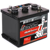 Autobatterie BlackMax Oldtimer 6V 77Ah Seite links