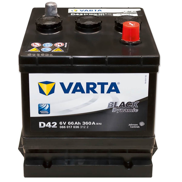 Varta D42 Black Dynamic 6V 66Ah 360A/EN trocken Autobatterie