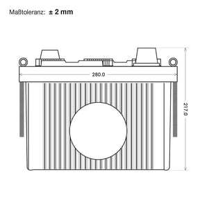 Panther Oldtimer 11211 6V 112Ah 540A/EN trocken Autobatterie