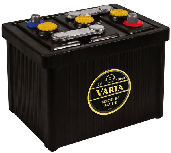 Varta Classic Oldtimer 12018 6V 120Ah 570A/EN trocken Autobatterie