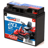 BIG Professional Garden AGM 12V 20Ah Rasentraktor Batterie