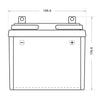 BIG U1R 12V 30Ah 310A/EN Rasentraktor Batterie