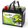 Rasentraktor Batterie GreenMax U1 12V 30Ah Seite rechts