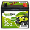 Rasentraktor Batterie GreenMax U1R 12V 30Ah Front