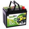 Rasentraktor Batterie GreenMax U1R 12V 30Ah Seite links