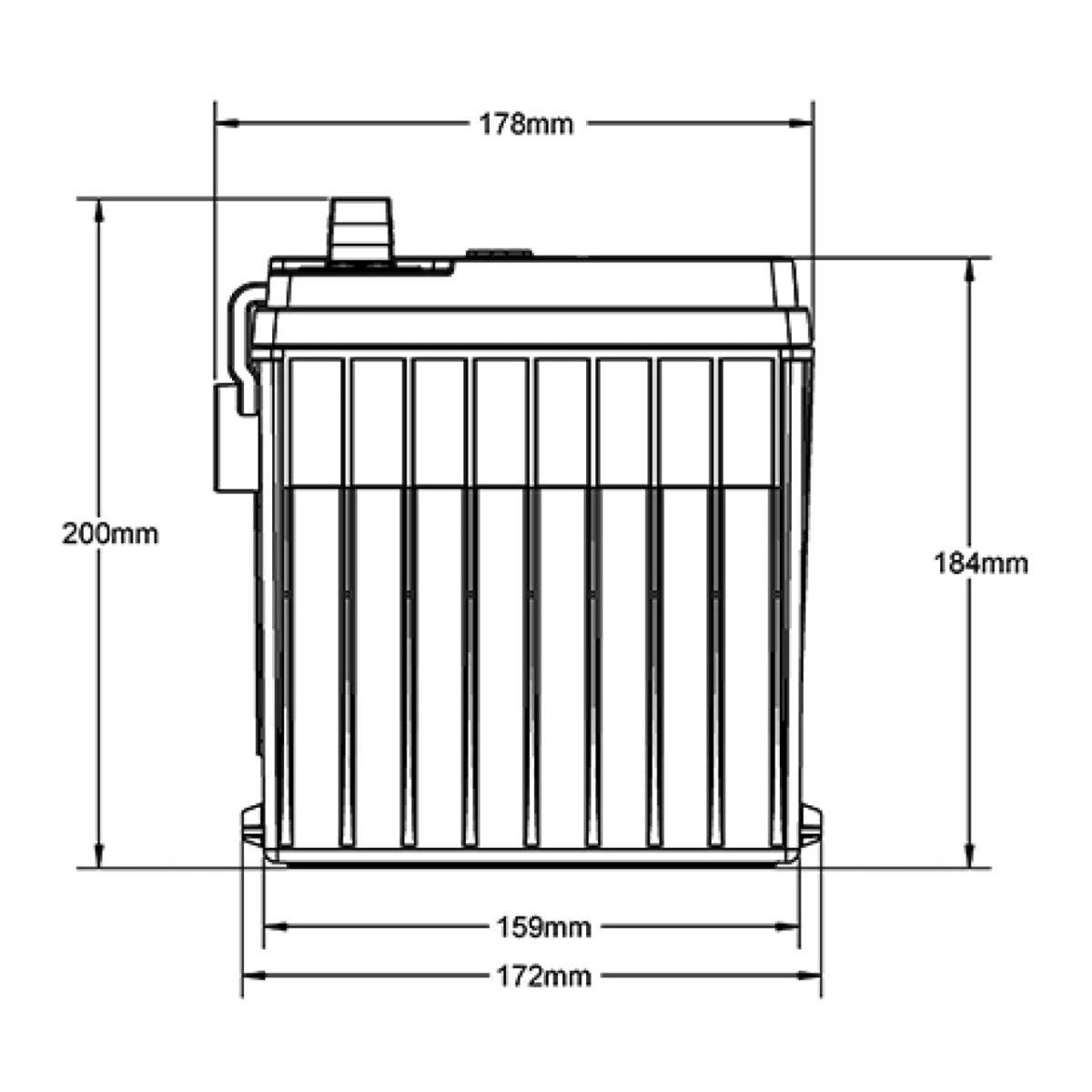 Odyssey PC1500 34/78 AGM 12V 68Ah 850A/EN Autobatterie