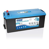 Starter- und Versorgerbatterie Exide Marine & Leisure DUAL AGM EP1200 12V 120Ah Seite links