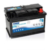 Starter- und Versorgerbatterie Exide Marine & Leisure DUAL AGM EP600 12V 70Ah Seite links