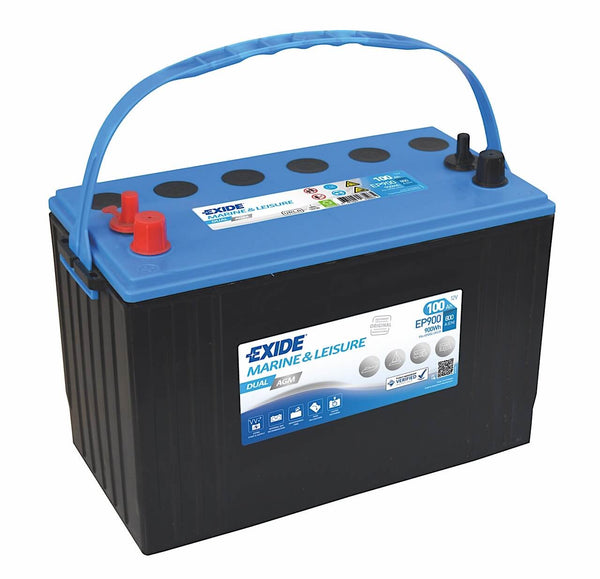 Exide Dual EP900 AGM 12V 100Ah 720A/EN Starter- und Versorgerbatterie