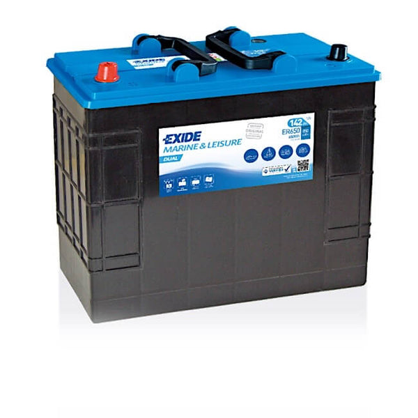 Exide Dual ER650 12V 142Ah 850A/EN Starter- und Versorgerbatterie