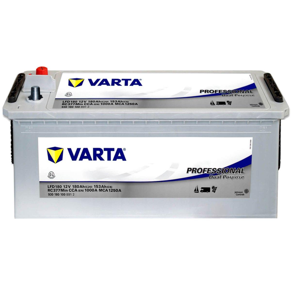 Starter- und Versorgerbatterie Varta Professional Dual Purpose LFD180 12V 180Ah 930180100B912 Front