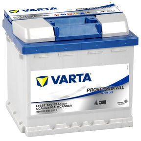 Starterbatterie Varta Professional Starter LFS52 12V 52Ah 930052047B912 Seite links