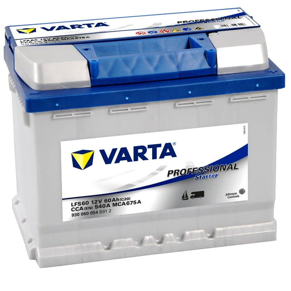 Varta LFS60. Bootsbatterie Varta 60Ah 12V