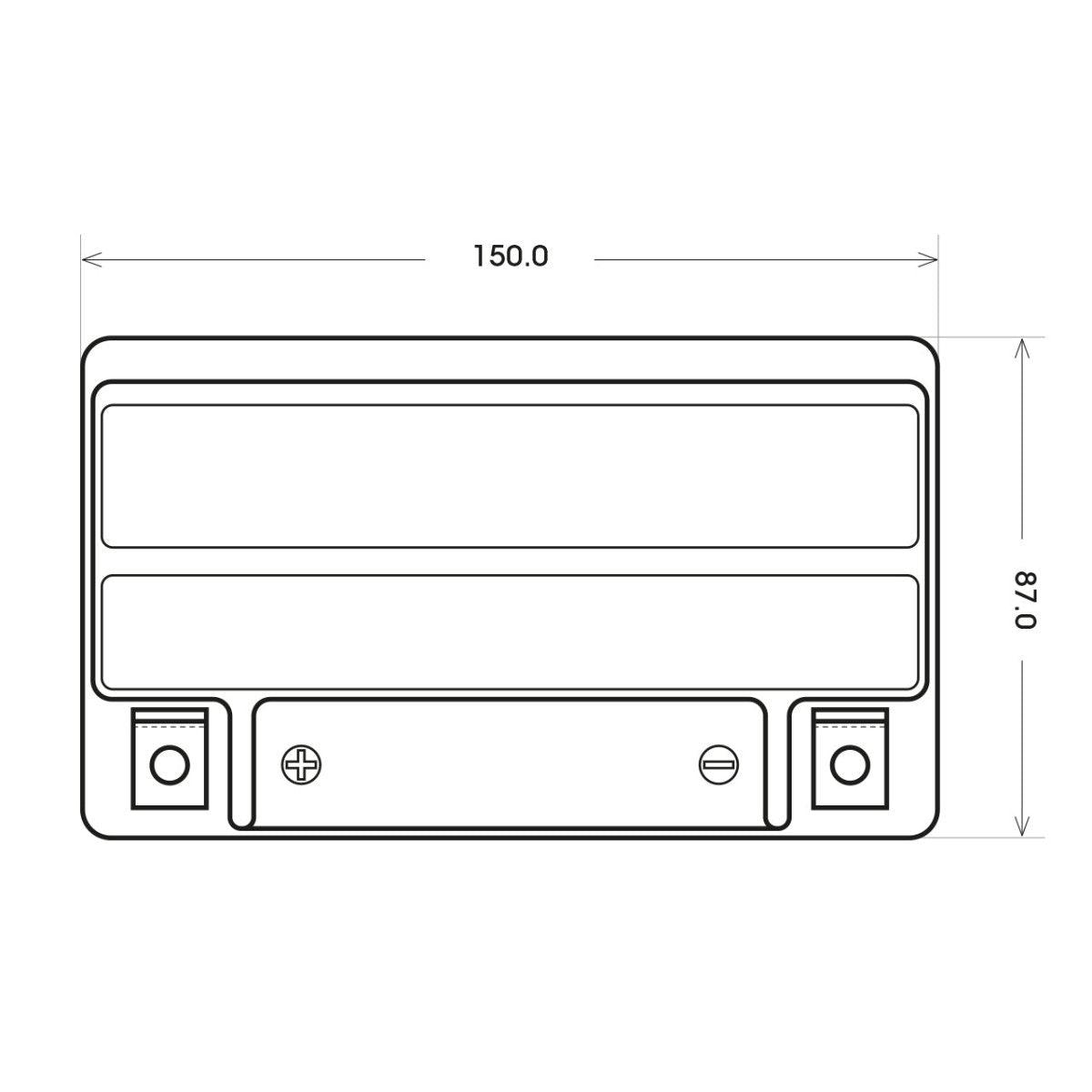 BIG AUX12 Premium Stützbatterie AGM 12V 11Ah 180A/EN