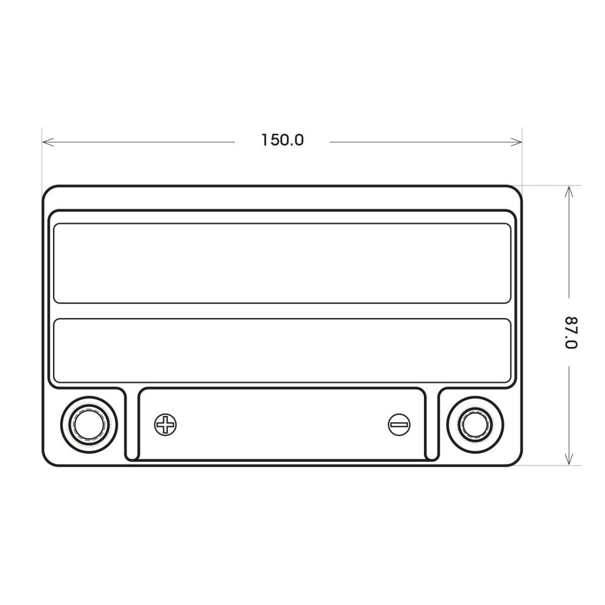 BIG AUX14-J Premium Stützbatterie AGM 12V 14Ah 200A/EN