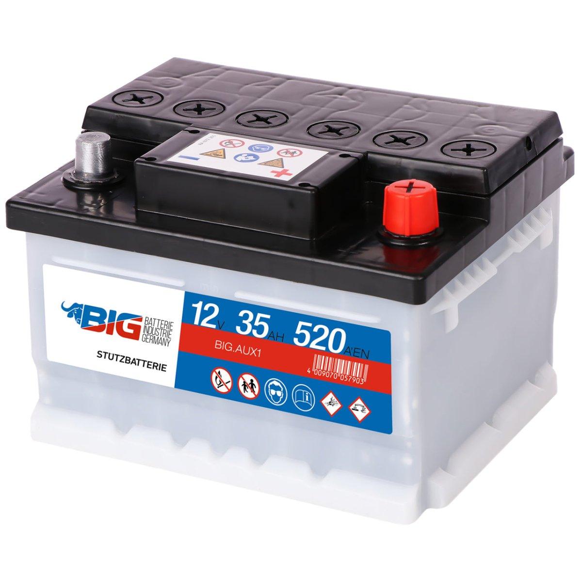 BIG AUX1 Premium Stützbatterie 12V 35Ah 520A/EN