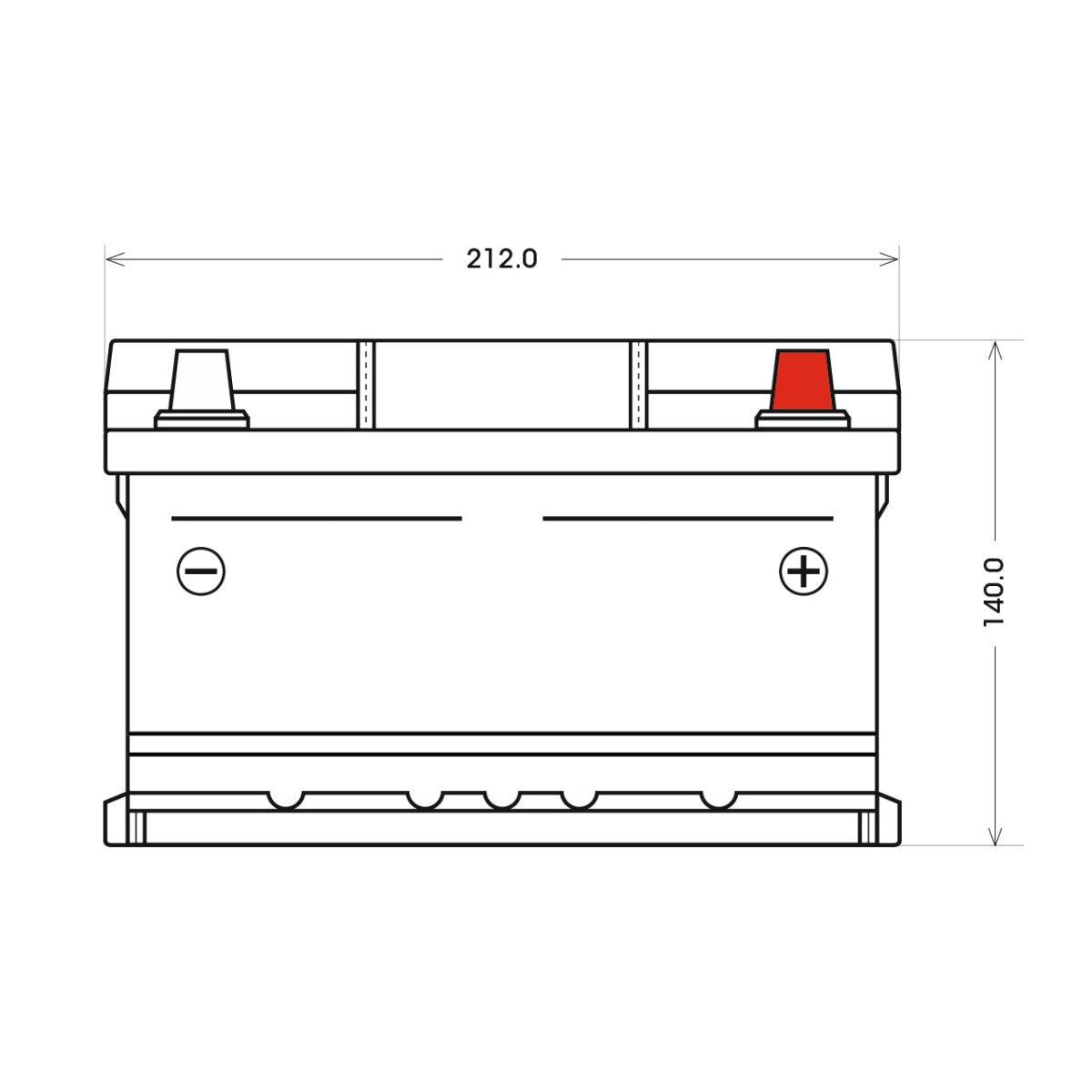 BIG AUX1 Premium Stützbatterie 12V 35Ah 520A/EN