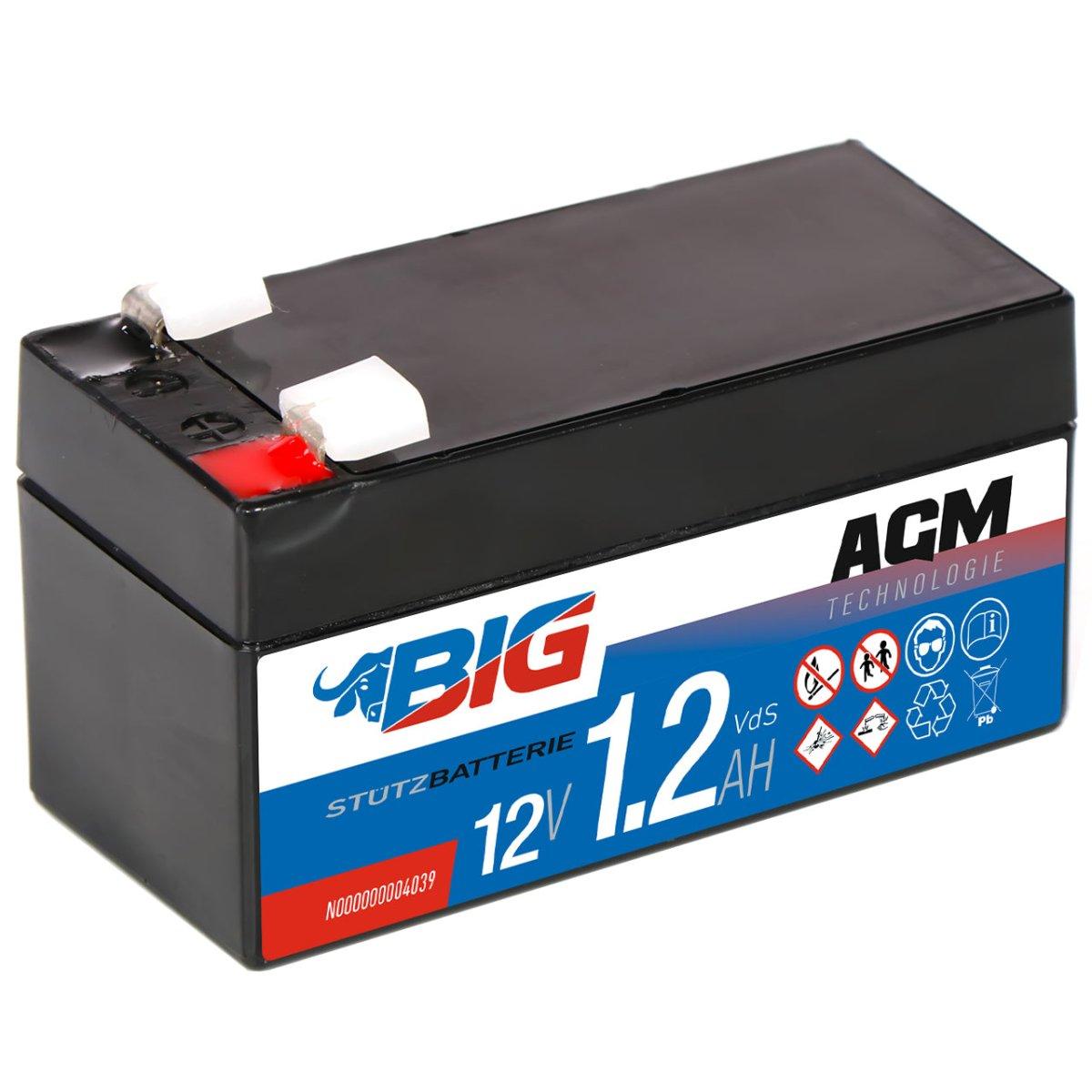 BIG Stützbatterie AGM 12V 1.2Ah