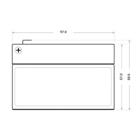 BIG Stützbatterie AGM 12V 1.2Ah