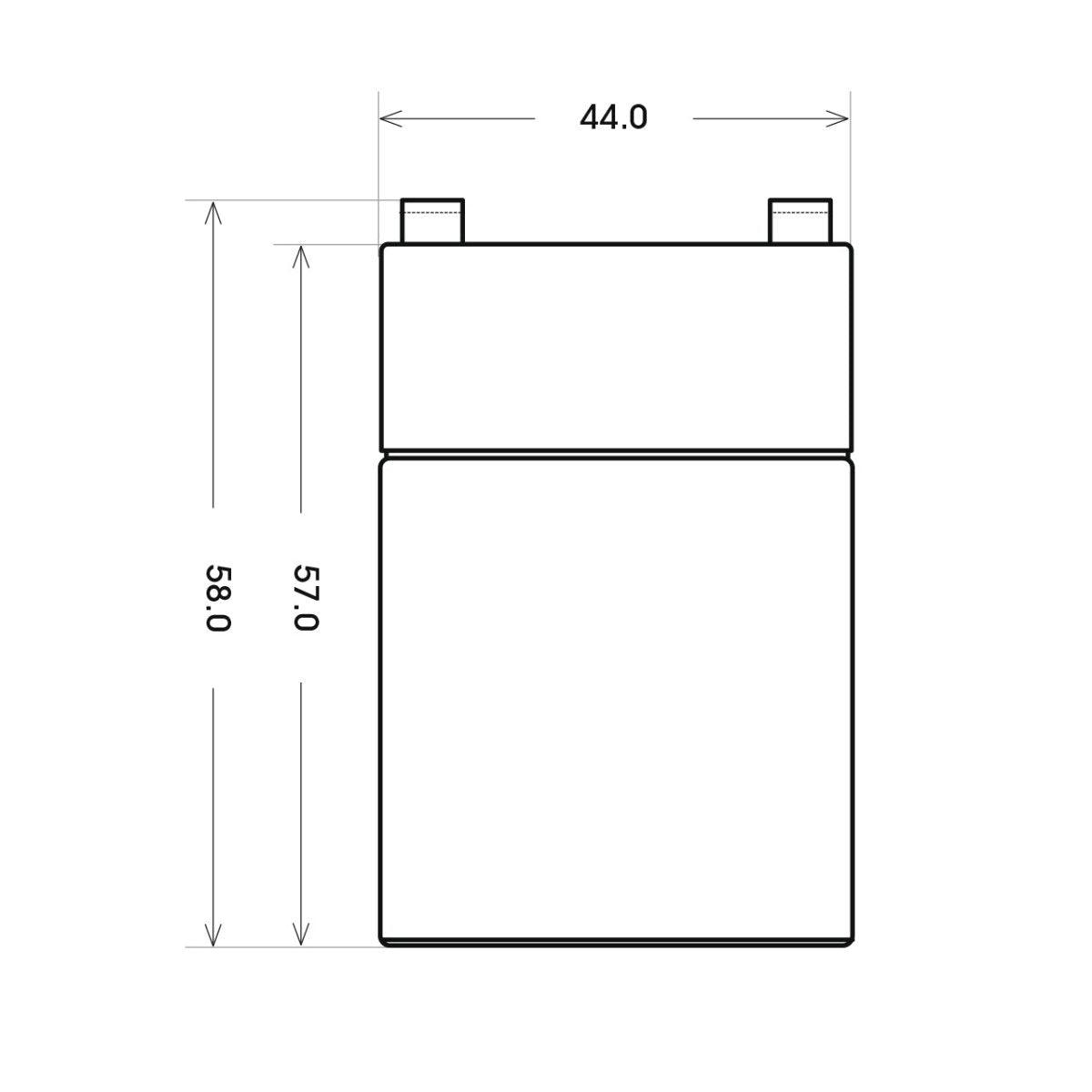 BIG Stützbatterie AGM 12V 1.2Ah