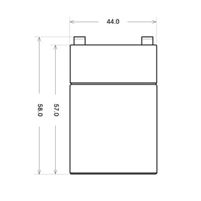 BIG Stützbatterie AGM 12V 1.2Ah