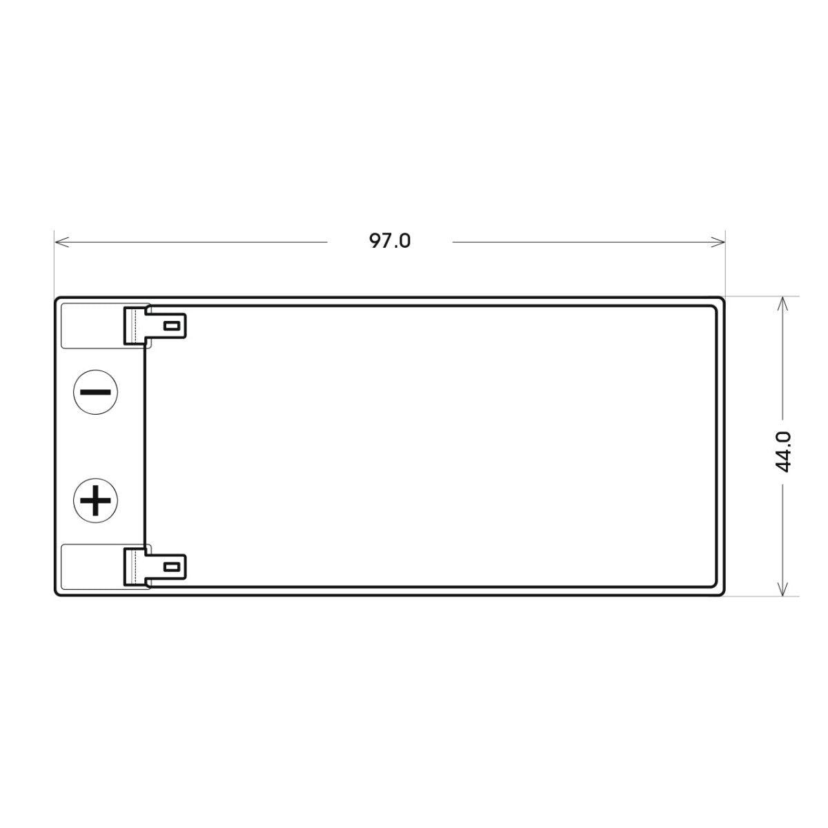 BIG Stützbatterie AGM 12V 1.2Ah