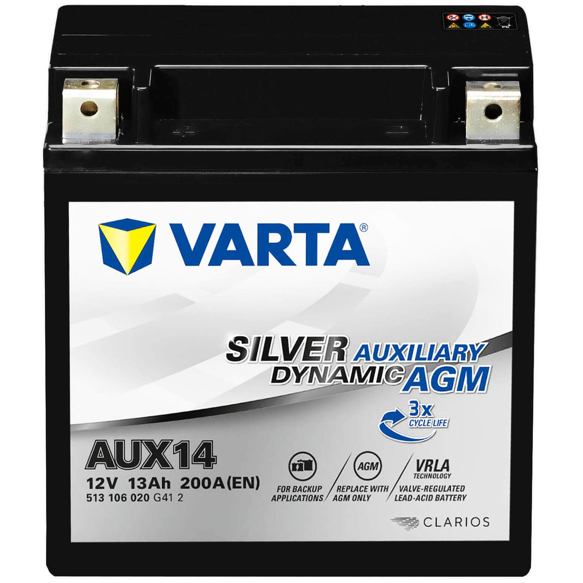 LANGZEIT AGM Batterie 70Ah 12V 800A/EN Start-Stop Autobatterie VRLA Batterie  : : Auto & Motorrad