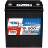 BIG E-Drive AGM 8V 200Ah Traktionsbatterie