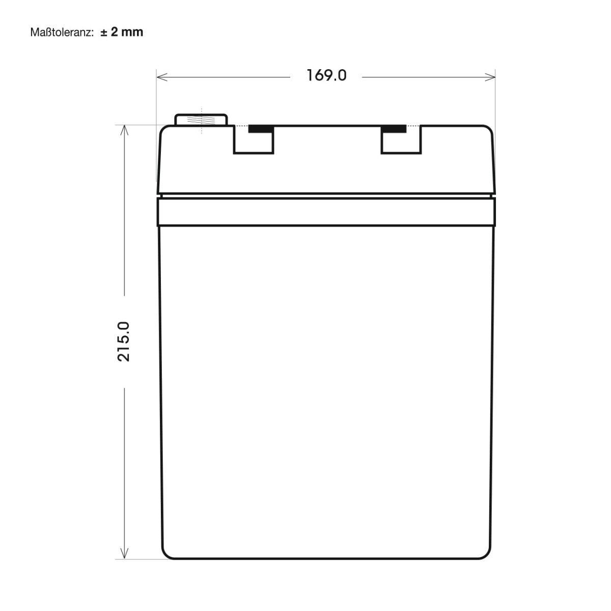 BIG E-Drive AGM 12V 100Ah Traktionsbatterie