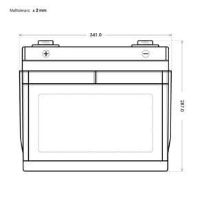 BIG E-Drive AGM 12V 135Ah Traktionsbatterie