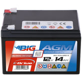 BIG E-Drive AGM 12V 14Ah Traktionsbatterie
